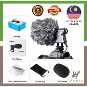 BOYA BY-VM01 Directional Video Condenser Microphone for DSLR Camera